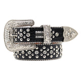 Hip-hop punk rhinestone belt punk rock