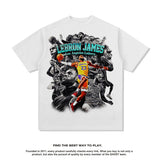 Nba T Shirt James Printed Short Sleeve T-shirt