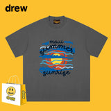Drew T Shirts Face Graffiti Printing