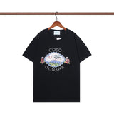 Casablanca T Shirts Cactus Print Loose Cotton Tee