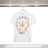 Casablanca T Shirts Loose Short Sleeve T-Shirt