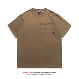 Men T-shirt Patchwork Short-Sleeved T-shirt Men's Summer Loose Cotton