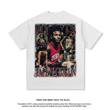 Nba T Shirt Rockets Jay Green Printed Short-Sleeved T-shirt Fashion Brand
