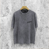 Purple Brand Distressed T Shirts Short Sleeve