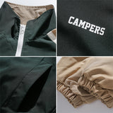 Men Jacket Spring Stitching Jacket Men Loose Sports and Leisure