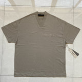 Fog Essentials T shirt Offset Logo V-neck loose T shirt