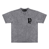 Purple Brand Distressed T Shirts Short Sleeve