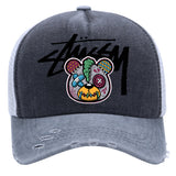 Stussy Hat Spring and Autumn Fashion Baseball Cap Breathable Retro Wash Printing