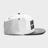 Trendy flat brimmed hat mesh breathable quick-drying adjustable