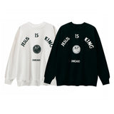 Jesus Is King T Shirt Big Talker Fashion Brand High Street Casual Loose Couple Fog round Neck Sweater Ins