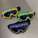 Trendy punk glasses windproof and dustproof adjustable