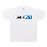 Rock Star T Shirt T-shirt Lincoln Park Rock Letter Simplicity Loose Printed Cotton Short Sleeve