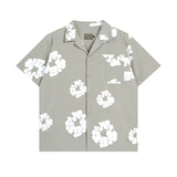 Denim Tears Outfit: T Shirt/Shorts (Separate Purchase Options) Shirt Loose Shorts Men and Women Casual Suit