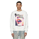 Purple Brand Sweatshirt Loose Crew Neck Sweater