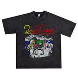 Rock Star T Shirt Rock Beach Boys Band Printed Cotton T-shirt Short Sleeve Men and Women