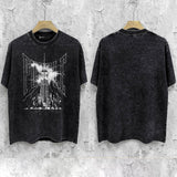 Purple Brand Distressed T Shirts Short Sleeve