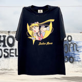 Men Vintage T-Shirts Sailor Moon 