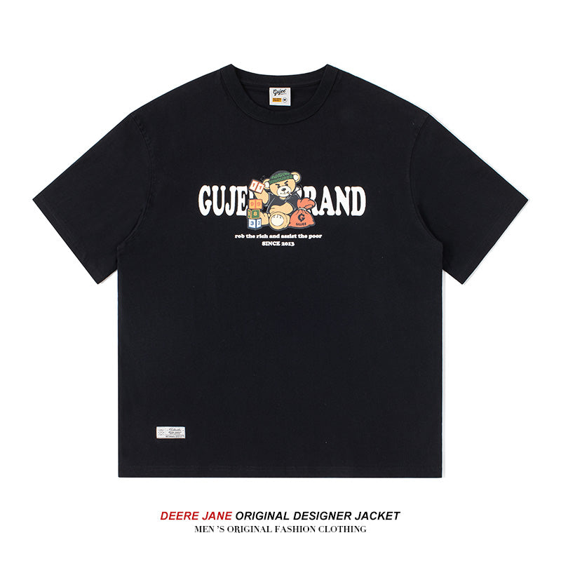 Men's T-Shirts Summer Short-Sleeved T-shirt Men's Loose