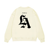Purple Brand Sweatshirt Loose Crew Neck Sweater