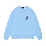 Purple Brand Sweatshirt Loose Crew Neck Sweater