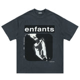 ERD T Shirts Spring and Summer Print Short Sleeve T-shirt for Men and Women