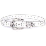 Hip-hop punk rhinestone belt punk style