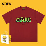 Drew T Shirts Smiley T-shirt Graffiti Printing