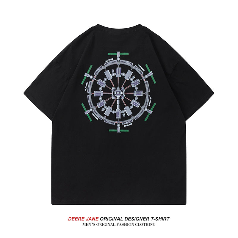 Men's T-Shirts Short-Sleeved T-shirt Men's Summer Loose Casual