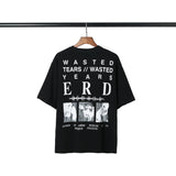 ERD T Shirts Cartoon Print Loose Casual