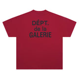 Gallery Dept T-Shirt Alphabet Slogan Short Sleeve T-Shirt