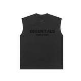Fog Essentials tank summer FOG letter crew neck casual vest