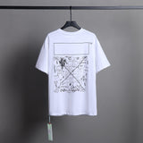 Ow T Shirts Dark Graffiti Letter Printing