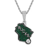 NBA Team Pendants Bucks Team Pendant Men