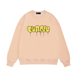 Purple Brand Sweatshirt Loose Crew Neck Sweater