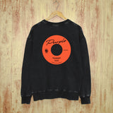 Purple Brand Distressed Sweatshirt Retro Vintage Crew Neck Sweater