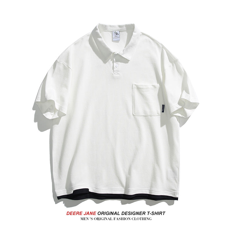 Men T-Shirts Short-Sleeved T-shirt Male Half Sleeve Summer Casual Polo Shirt