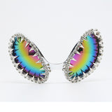 Trendy punk glasses funny alien