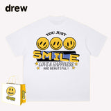 Drew T Shirts Short Sleeve T-shirt Alphabet Graffiti Print