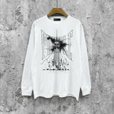 Purple Brand Long Sleeve T-Shirt Fashion Loose Long Sleeve Top