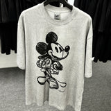 Men Vintage T-Shirts SAINT MICHAEL Mickey Mouse T-Shirts