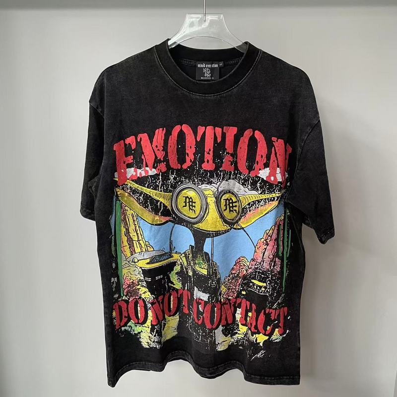 Mixed Emotion T-Shirt Alien Ancient print, summer Short sleeves