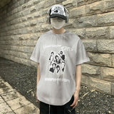 ERD T Shirts Washed Make Old Ripped T-shirt
