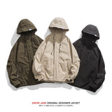 Men Jacket Spring Hooded Jacket Coat Men Loose