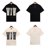 Who Decided War T Shirts Who Decided War Letter Short Sleeve Loose Pop Retro T-Shirt