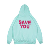 Man Fall Outfits Vintage Casual Hoodie Letter Hip Hop Hooded Sweater