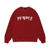 Purple Brand Sweatshirt Loose Crew Neck Sweater