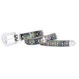 Hip-hop punk rhinestone belt crown decoration