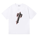 Trapstar T Shirts Trapstar Letter Print Loose Casual Short Sleeve T-Shirt