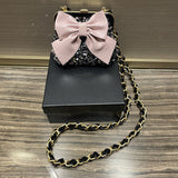 Chh Chrome Heart Leather Bag Chain Crossbody