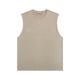 Fog Essentials tank spring summer FOG letter crew neck vest